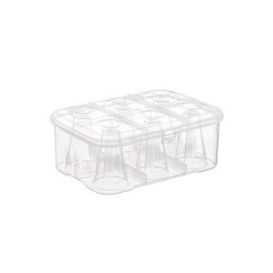 URVE UR-3448 ( 6LI ) ( SU BARDAK & KULPLU BARDAK ) TAŞIMA APARATI ( ŞEFFAF PLASTİK )*18