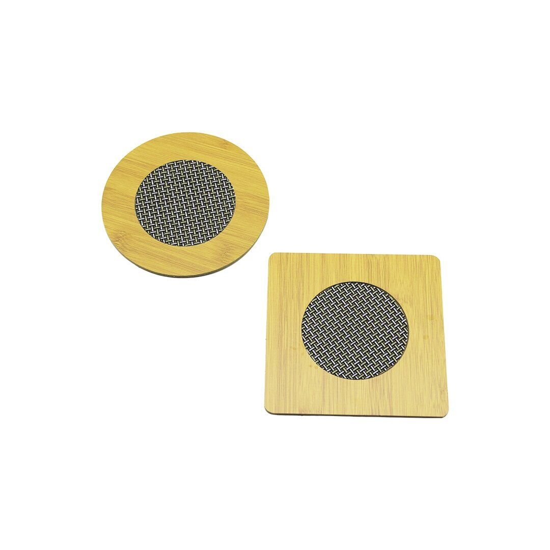 İM@-3000 ( PVC PLASTİK & ÖRGÜ DESEN GÖBEKLİ ) AHŞAP NİHALE ( MİX ŞEKİL= KARE & YUVARLAK & 8GEN )*300