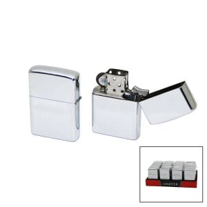 İBİCO 3-SDA-2 LIGHTER ( GÜMÜŞ ) ZİPPO ÇAKMAK*10X50