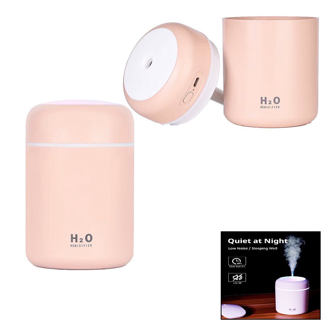 DEMPOWER DP-315B USB COLORFUL (KLASİK) (300ML) (H2O) (MİNİ) (USB ŞARJ& IŞIKLI) HAVA NEMLENDİRİCİ &BUHAR MAKİNE &KOKU GİDERİCİ*100