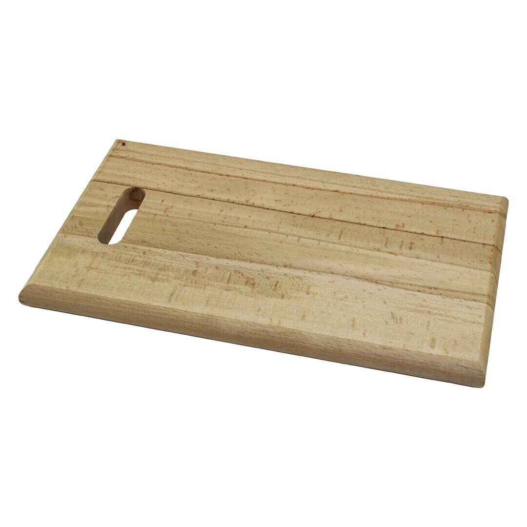 TARAKLI TRK-234 ( 25X40CM ) ( KALIN=2.5CM ) AHŞAP KESİM PANOSU & ET TAHTASI ( EL GEÇMELİ KULP )*30