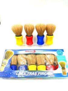 İREM KANCA ( RENKLİ PLASTİK SAPLI ) SAKAL FIRÇASI*6X60