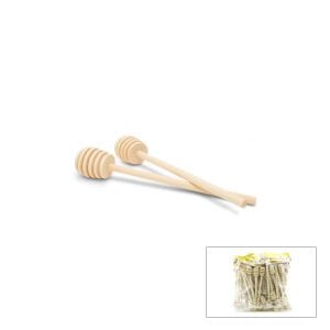 İBİCO İ22-341 ( 6PCS ) BAL KAŞIK AHŞAP & BAMBU ( 16CM )*10X20