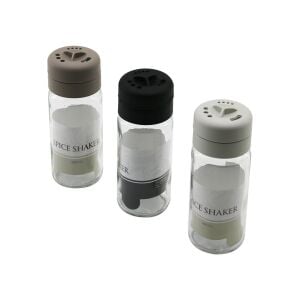 QLUX C-00153 STAR ( ŞEFFAF CAM ) TUZLUK & BAHARATLIK ( 245CC ) ( PLASTİK KAPAK= 3 SİTİL DÖKÜM )*12=K