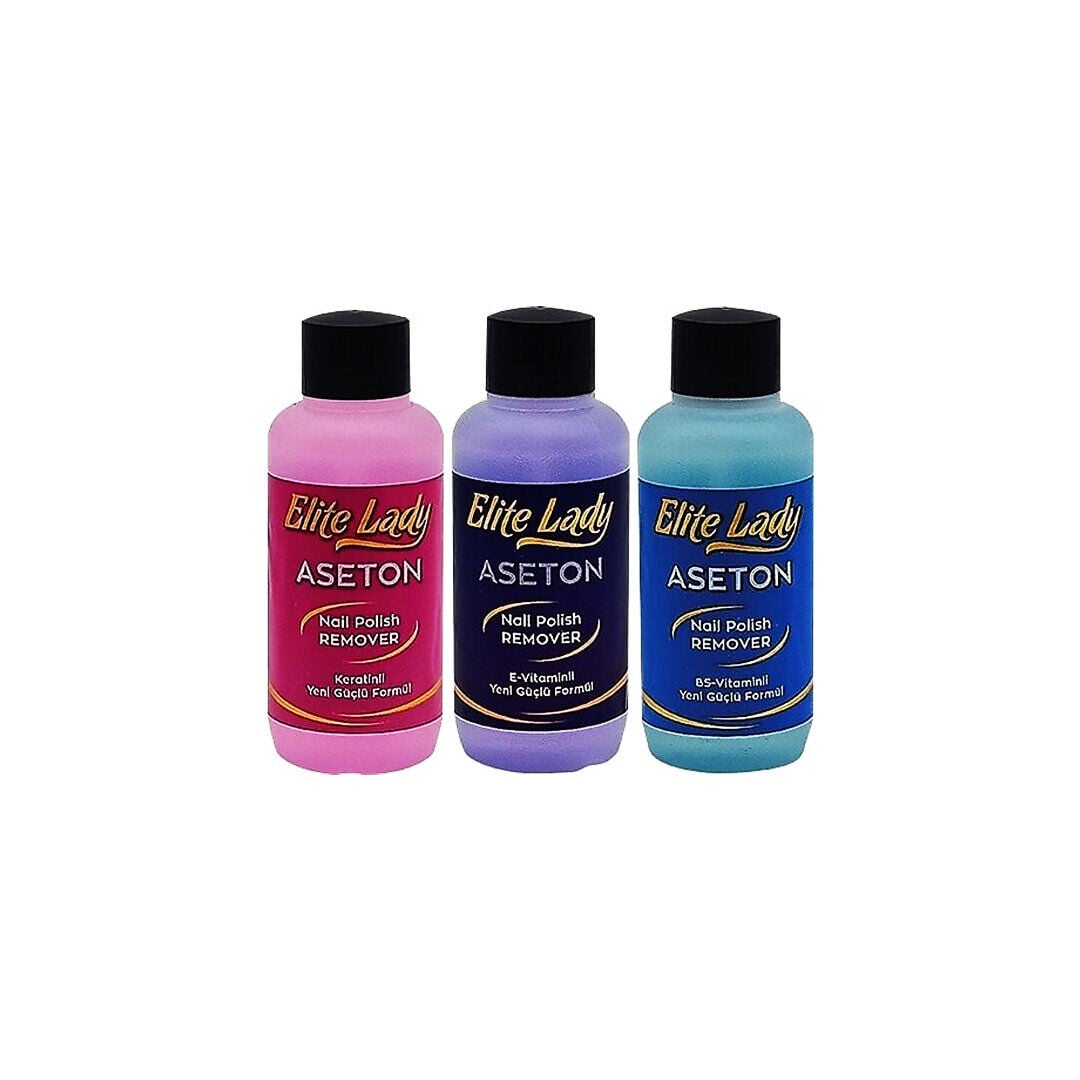 ELİTE LADY ( 125ML ) ( MİX ) ( B5 & E VİTAMİN & KERATİN ) ASETON OJE SİL*12X4