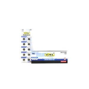 YUMA YM-9AG13 ( AG13 ) ( LR-44 ) ( DÜĞME PİL ) ( ALKALİN ) ( 1.5V ) ( 10LU KART )*200