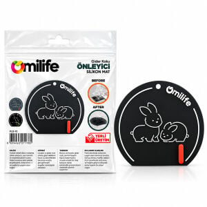 OMİLİFE PLS01-10 ( HAYVAN FİGÜRLÜ ) SÜZGEÇ KOKU ÖNLEYİCİ RENKLİ MAT ( GİDER KAPAK & SİLİKON )*50X10