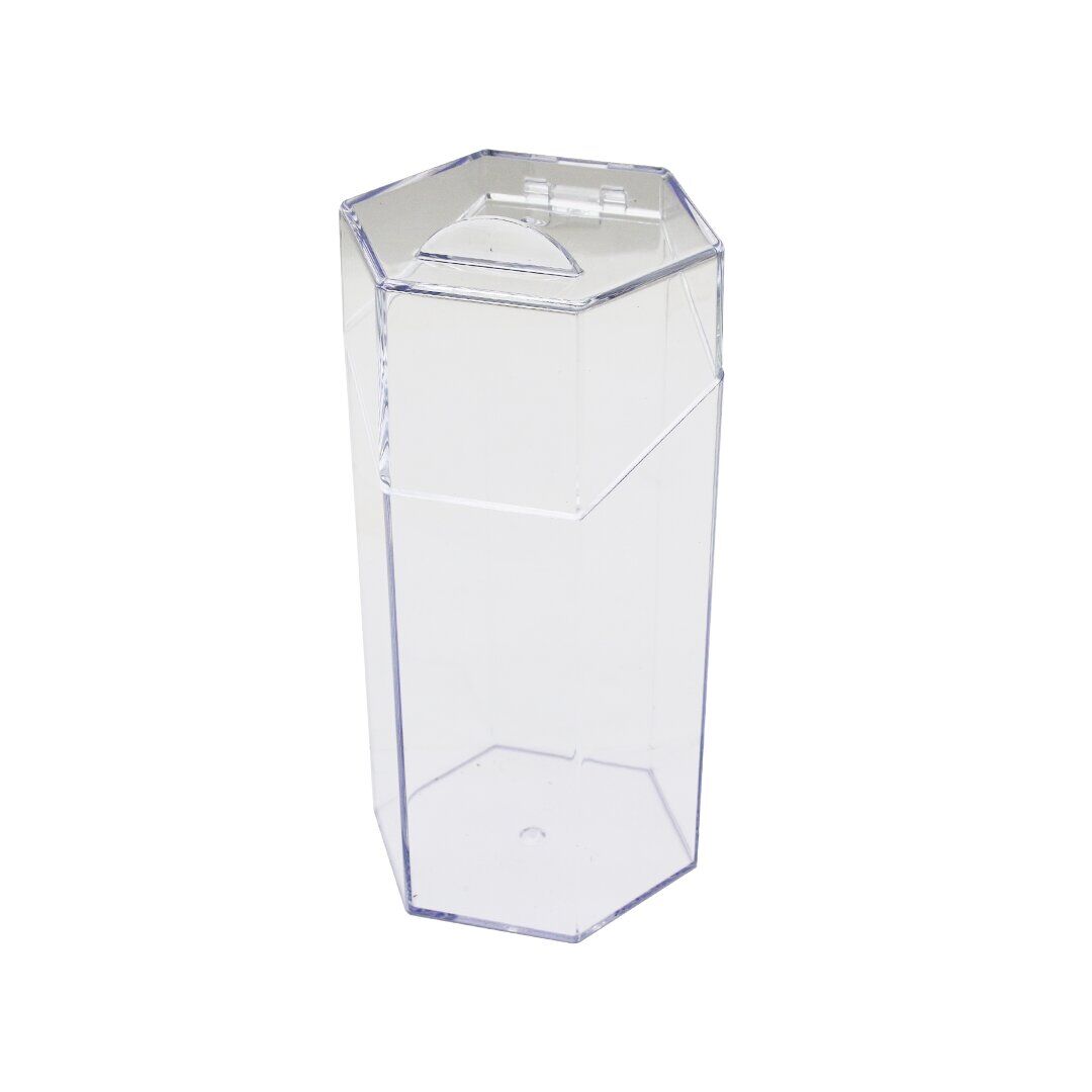 BLACKSTONE KRC-180 ( KAPAKLI ) ( 6GEN ) ORGANİZER ( MAKYAJ FIRÇA DÜZENLEYİCİ ) ( MİKA KRİSTAL PLASTİK ) (10X8.9X20CM)*24