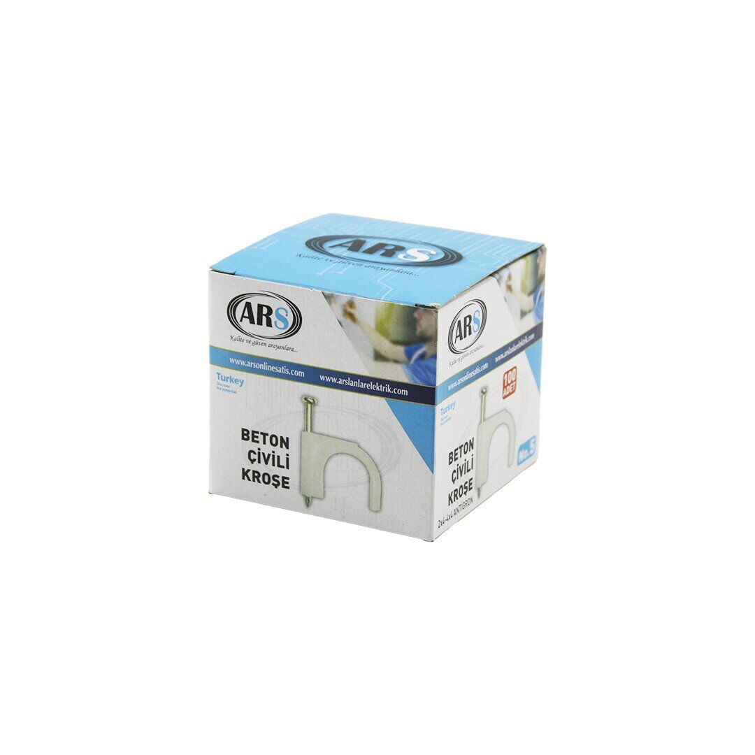 ARS KOD-347952 ( NO-5 ) ( 100PCS ) BETON ÇİVİLİ KROŞE ( 2X4--4X4 ANTİGRON )*10X10