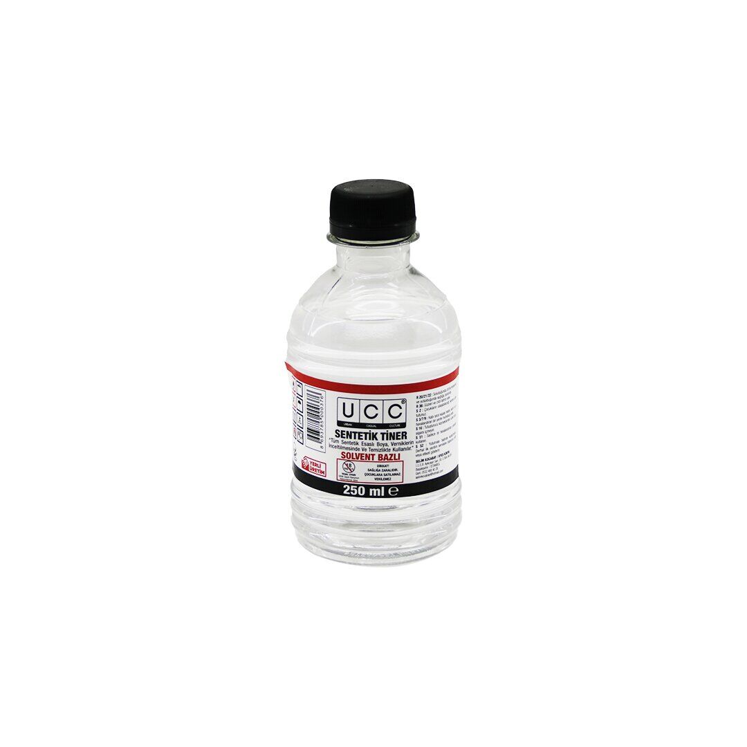 UCC ( 250ML ) SENTETİK TİNER ( SOLVENT BAZLI )*12=K