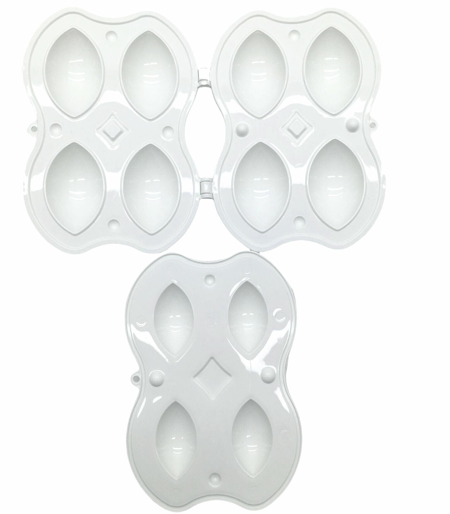 NATUREL RT-680 PLASTİK 4LÜ İÇLİ KÖFTE YAPMA KALIP APARATI*48