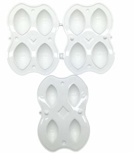 NATUREL RT-680 PLASTİK 4LÜ İÇLİ KÖFTE YAPMA KALIP APARATI*48