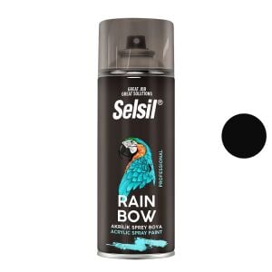 SELSİL TAB-428 ( SİYAH MAT ) SPREY BOYA ( 400ML )*12X1
