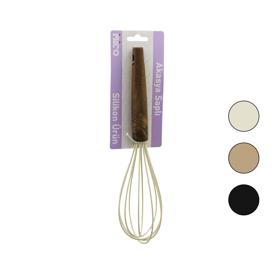 İBİCO İ22-018 ( 25CM ) ( SİLİKON ) ÇIRPICI ( AHŞAP AKASYA SAPLI )*6X24