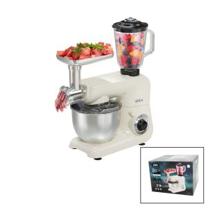 SİNBO SMX-2775 ( BEYAZ ) STANDLI MİKSER & BLENDER SETİ (3IN1)(KIYMA MAK. APARATI)(5 KADEM. HIZ AYAR )(4.5LT HAZNE & 1.5LT BLENDER)(1500W)*1