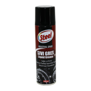 STEEL ST-1304 SIVI GRES SPREY ( 200ML ) ( YAĞLAR & KORUR & ISIYA DAYANIKLI )*48