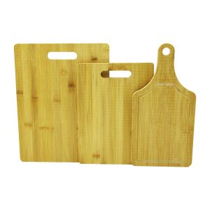 YAKUT-11426 ( 3 BOY SET ) AHŞAP BAMBU KESİM PANOSU ( 16X22 & 20X28 & 25X33CM )*12