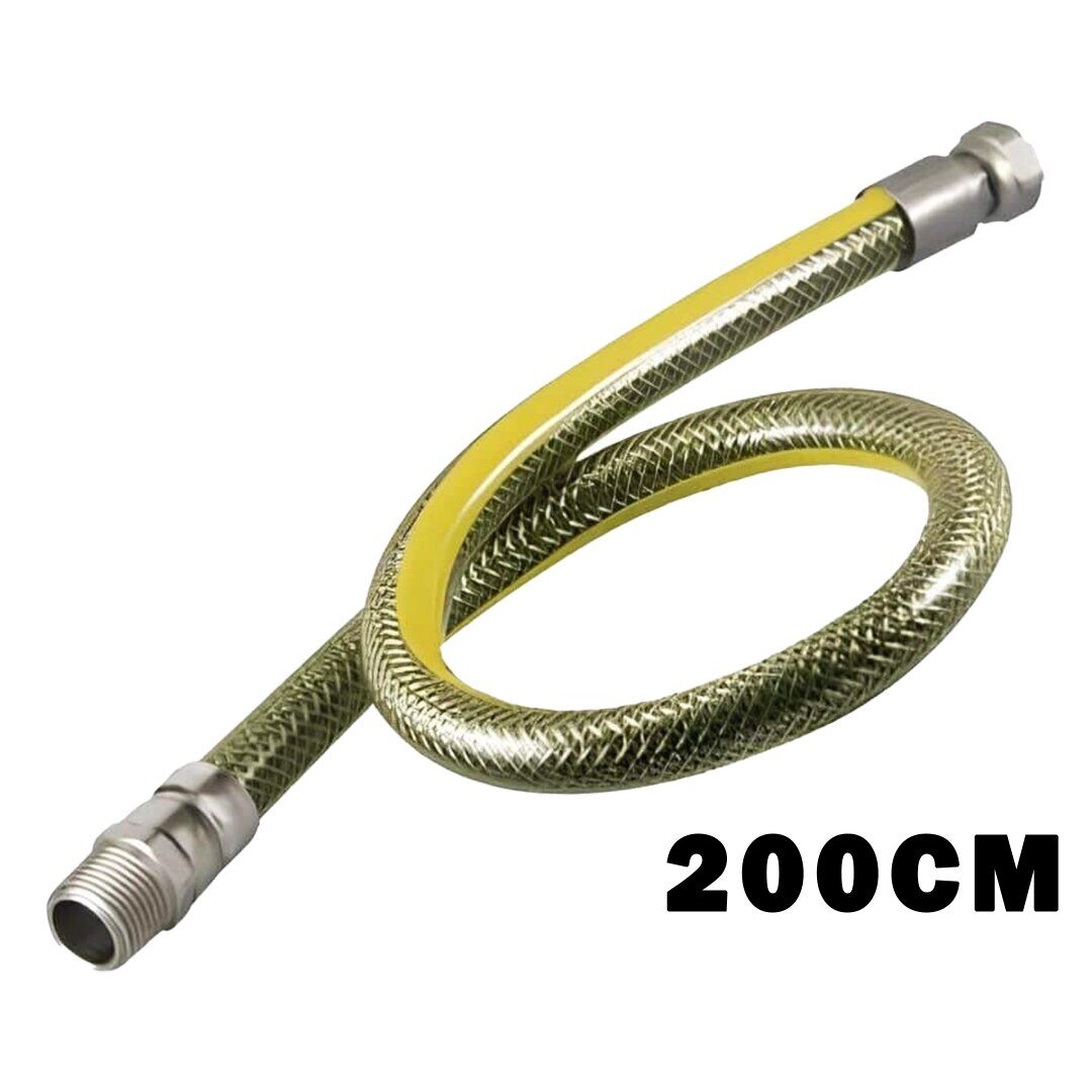 TURCONN ( 200CM ) ( DOĞALGAZ HORTUMU ) FLEX ÇELİK ÖRGÜLÜ*25