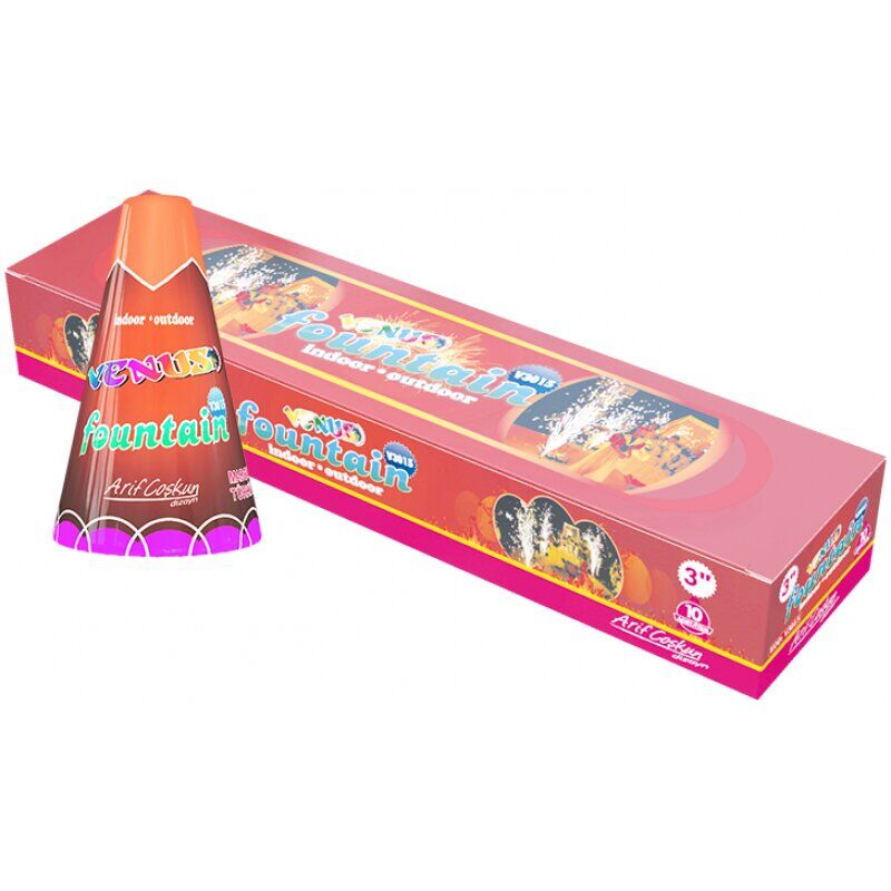 VENÜS V-3015 MINORI FOUNTAİN ( KÜÇÜK ) 3'' İÇ MEKAN KONİK VOLKAN*10X40