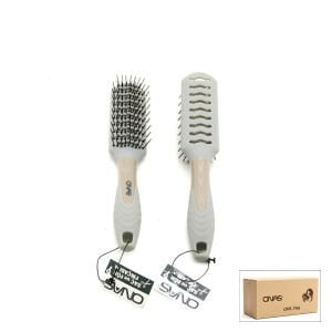 ONAS ONS-766 ( GRİ ) FÖN & SAÇ FIRÇASI & TARAK ( SİKON KAPLI UÇ & PLASTİK GÖVDE ) ( 23CM )*12X12
