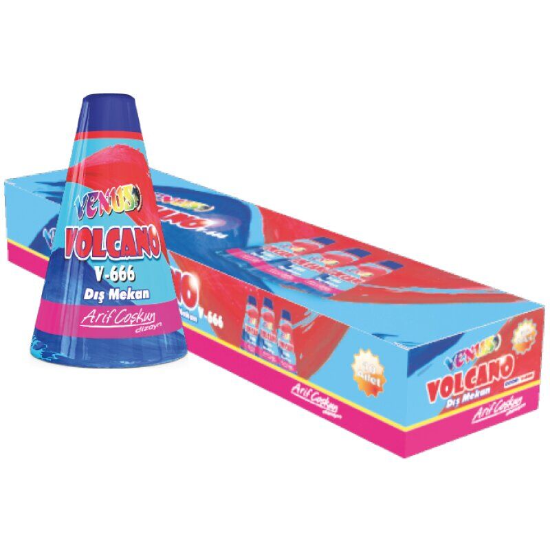 VENÜS V-666 ( KÜÇÜK ) 3'' DIŞ MEKAN KONİK VOLKAN*10X40
