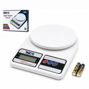 İBİCO İ11-007 SF-400 ( DİJİTAL & PİLLİ ) MUTFAK TERAZİSİ TARTI ( 10KG / 1GR )*40