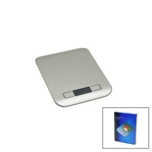 İBİCO İ11-010 (3 KAPASİTE=1000-3000-5000GR/1GR) (180X140X18MM) DİJİTAL PLATİN MUTFAK TERAZİ & TARTI ( PİLLİ= 2PCS İNCE)*40