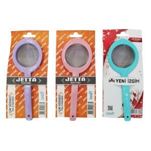 JETTA YENİ İZGİM PLASTİK RENKLİ SAP ÇAY SÜZGEÇ*12X45