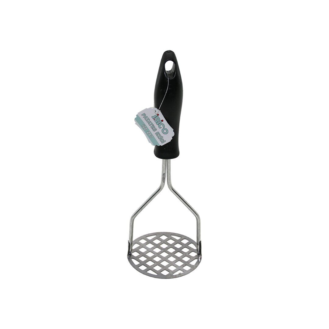 İBİCO İ22-287 ( YUVARLAK ) ( ÇAP: 8CM ) ( PLASTİK SAPLI=10CM ) ( METAL ) PATATES EZİCİ*12X20