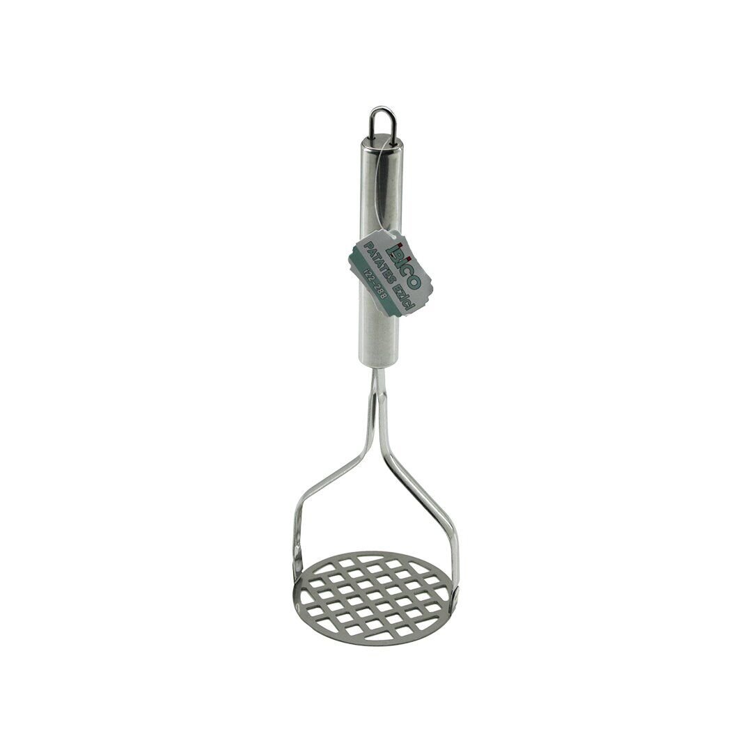 İBİCO İ22-288 ( YUVARLAK ) ( ÇAP: 8CM ) ( KROM SAPLI=10.5CM ) ( METAL ) PATATES EZİCİ*12X20