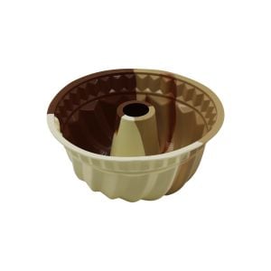 PABLITO HOME PBT-193 ( 23.5CM ) ( RÜZGAR GÜLÜ ) ( SİLİKON ) ( MUFFİN ) KEK KALIP ( KAHVE & KREM RENKLİ )*12X20