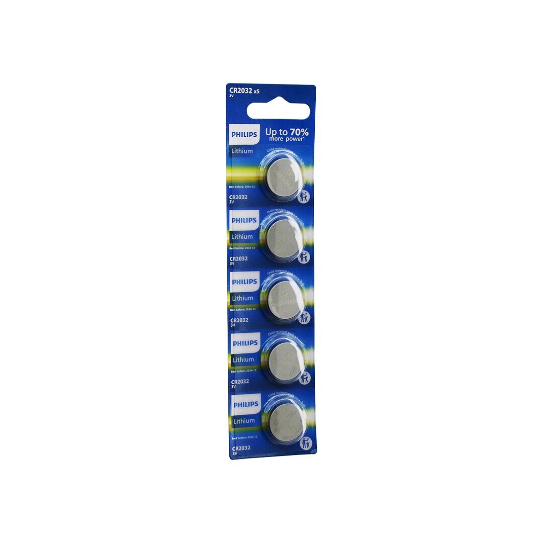 PHILIPS LİTHİUM CR-2032 ( PARA PİL ) ( 3V ) ( 5Lİ KART )*200