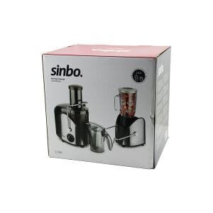 SİNBO SJ-3195 KATI MEYVE & SEBZE SIKACAK BLENDER SET ( 600W) ( 1000ML MEYVE SUYU HAZNESİ ) ( 2N1 )*2