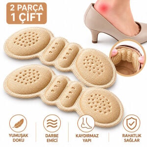 ENFA ENF-1526 ( 2PCS ) AYAKKABI TOPUK VURMA ÖNLEYİCİ ( SÜNGER ) ( YAPIŞKANLI )*100X20