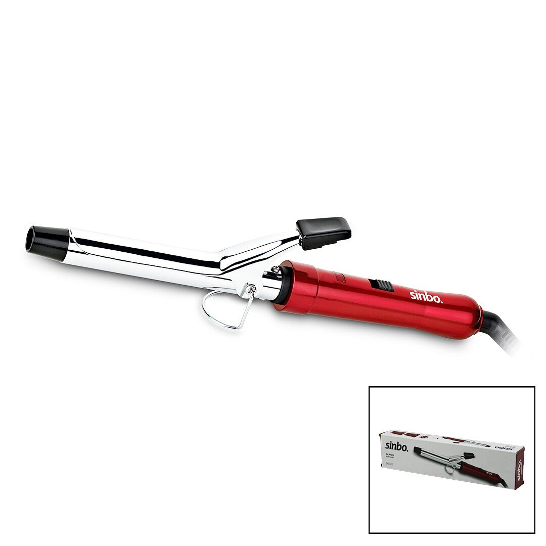 SİNBO SHD-7032 KIRMIZI SAÇ MAŞASI & ŞEKİLLENDİRİCİ ( PTC ISITICI & 200° SICAKLIK ) ( 360° DÖNEBİLEN KABLO ) 30W*8