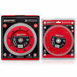 EMVPRO EMV-5645 ÖRGÜLÜ TURBO İNCE HASSAS ELMAS KESME DİSK ( SERAMİK & TAŞ ) ( 180MMX22.2 ) ( MAX 8.500PRM )*10X10
