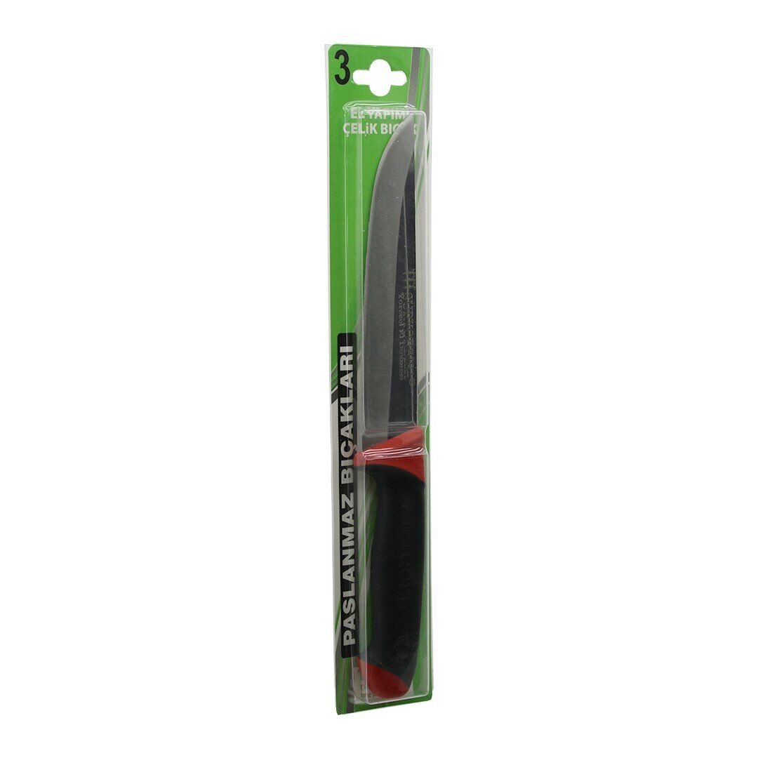 SÜRYÖRBİSA ( NO-3 ) ( KASAP ) ET BIÇAK & KURBAN ( ÇİFT RENKLİ PLASTİK SAPLI )*200