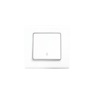 VİKO ( 9140 0004 ) LİNNERA S ( VAVİEN ) TEKLİ ANAHTAR ( BEYAZ ) ( ÇERÇEVELİ )*12X10