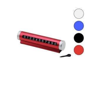 PLATOON T-22 PL-8687 ( RENKLİ KROM ) OTO& ARAÇ PARK TELEFON NUMARATÖR ( RAKAM ÇEVİRME ÇUBUKLU )( YAPIŞKANLI MONTAJ )*500