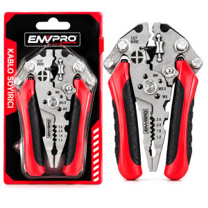 EMVPRO EMV-5696 ( 3İN1 ) ÇOK AMAÇLI ELEKTRİKÇİ PENSE ( KESME - SIYIRMA - KIVIRMA ) 213MM*120