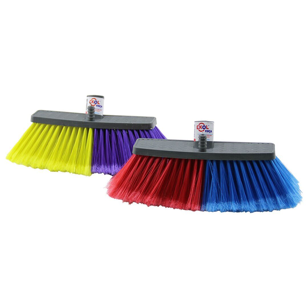 EKOL FIRÇA EF-150 ( 17CM ) OTO FIRÇASI ( ÇİFT RENK FIRÇA KILLARI )*24=K