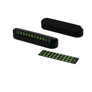 CAR BEM PORARY YAKUT-12191 ( PLASTİK ) ( AÇ & KAPA ) OTO ARAÇ PARK TELEFON NUMARATÖR ( FOSFORLU RAKAMLAR ) (YAPIŞKANLI MONTAJ)*500