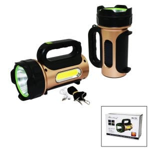 HAOERLİANG HEL-T93 ( 10W & SOLAR & USB ŞARJLI ) 2IN1 EL FENERİ ( RENKLİ FONKSİYONEL SMD LED )*36