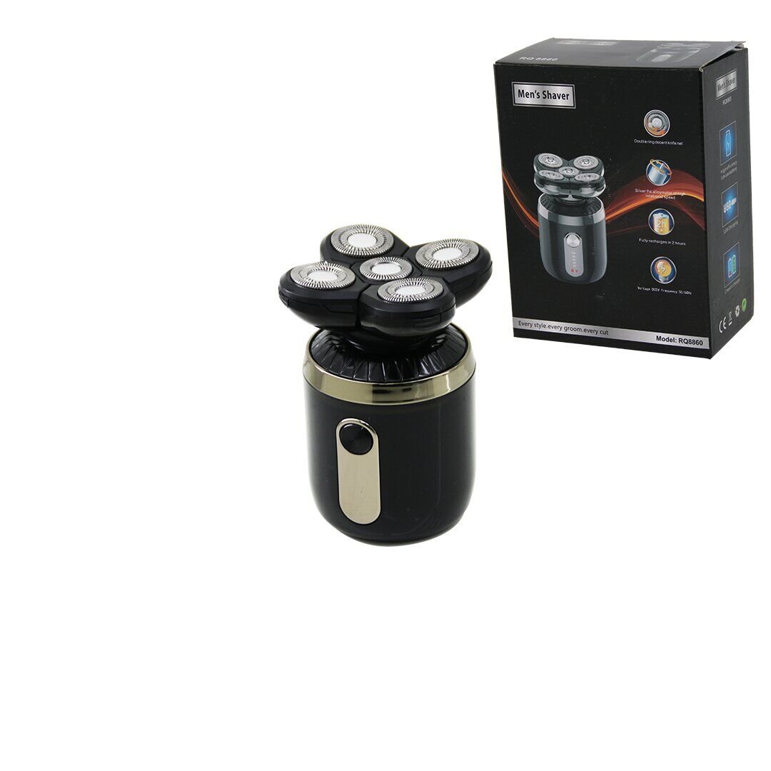 MENS SHAVER RQ-8860 ( SEYAHAT TİPİ ) ( 5 BAŞLIK ) ( GÜNLÜK SIFIR SAKAL & ÇİZİM BAŞLIK ) TRAŞ MAKİNESİ ( USB ŞARJLI )( CEP & ÇANTA BOY )*40