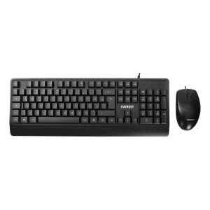 EVEREST KM-619 ( USB KABLOLU ) KLAVYE & MOUSE ( SET ) ( Q KLAVYE ) ( 3D & 1200DPI MOUSE )*20