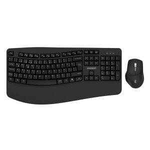 EVEREST KM-35 ( KABLOSUZ ) KLAVYE & MOUSE SETİ ( MULTİMEDİA & ERGOMİK BİLEK DESTEK ) ( Q KALVYE )*10
