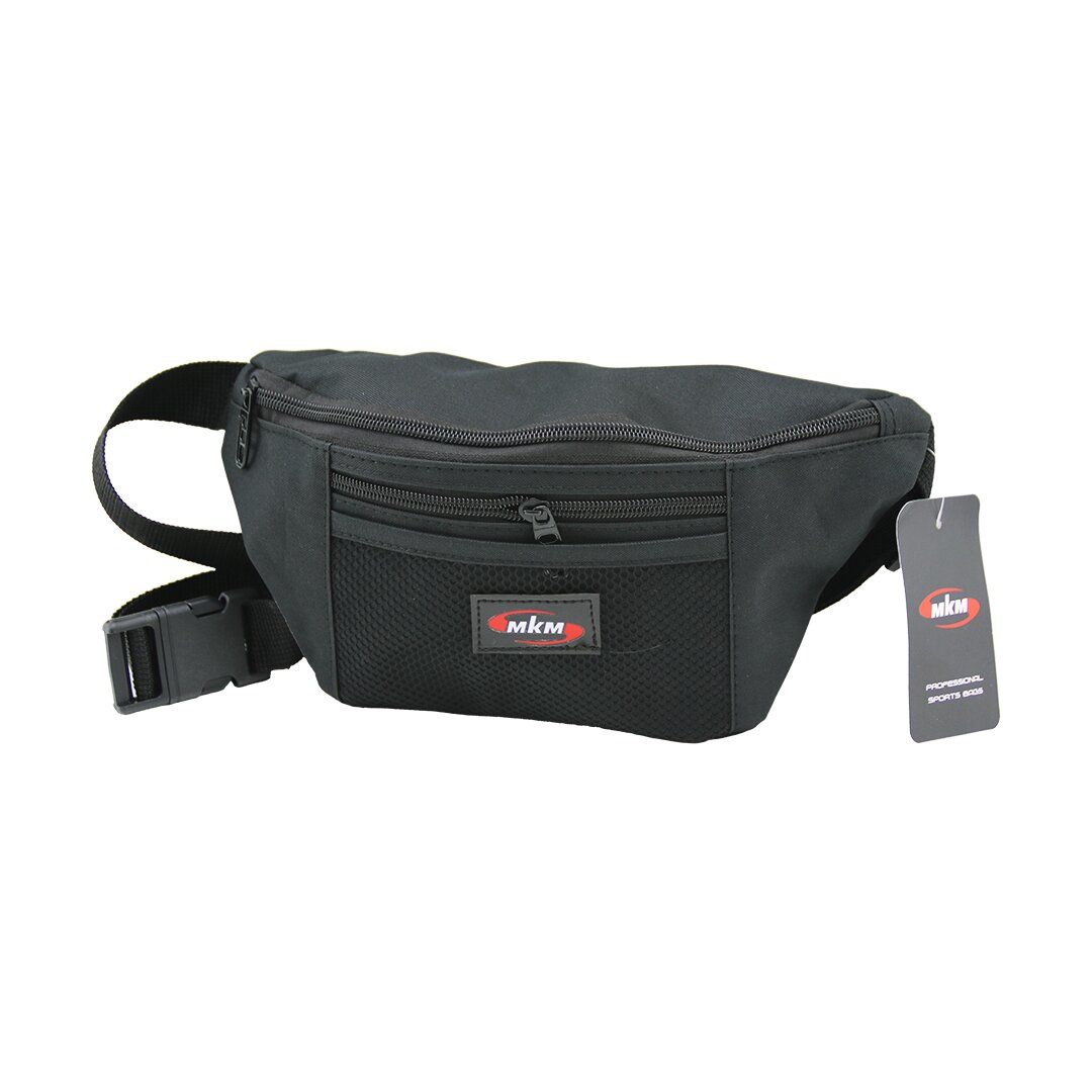MKM ( 03-90-578 ) MKM-3036 ( FREEBEK ) ( BEL ) ÇANTASI  ( 3 FERMUARLI BÖLME + 1 FİLELİ AÇIK BÖLME ) ( 10 X 11.5 X 25CM )*1