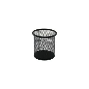 ÇETSA KOD-802-B 1173 ( SİYAH METAL ) KALEMLİK ( ÇAP=9 X YÜKSEKLİK=10CM)*12X8