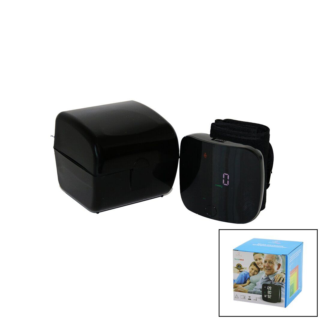 NURSEMED BS-606 (WRİST) (BİLEK ÖLÇÜM) (DİJİTAL) TANSİYON ALETİ (USB ŞARJ) (7X8.3CM) (PLS.SAKLAMA KUTU) (BRKT-086200)*100