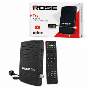 İBiCO K10-000 ROSE TRY (FULL HD) DİJİTAL UYDU ALICISI (HDMI & AV & Rs232) (WİFİ & YOUTUBE) (1080P) (OTOMATİK KANAL GÜNCELLEME)*60